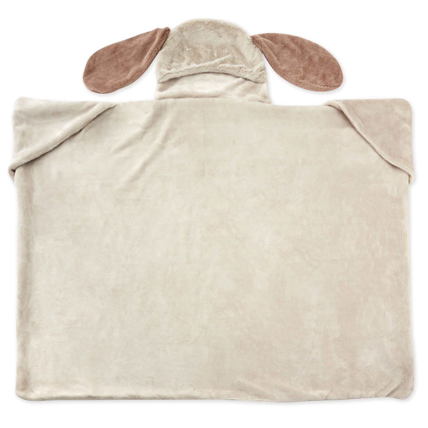 Soft White Bunny Hooded Baby Blanket main image 0