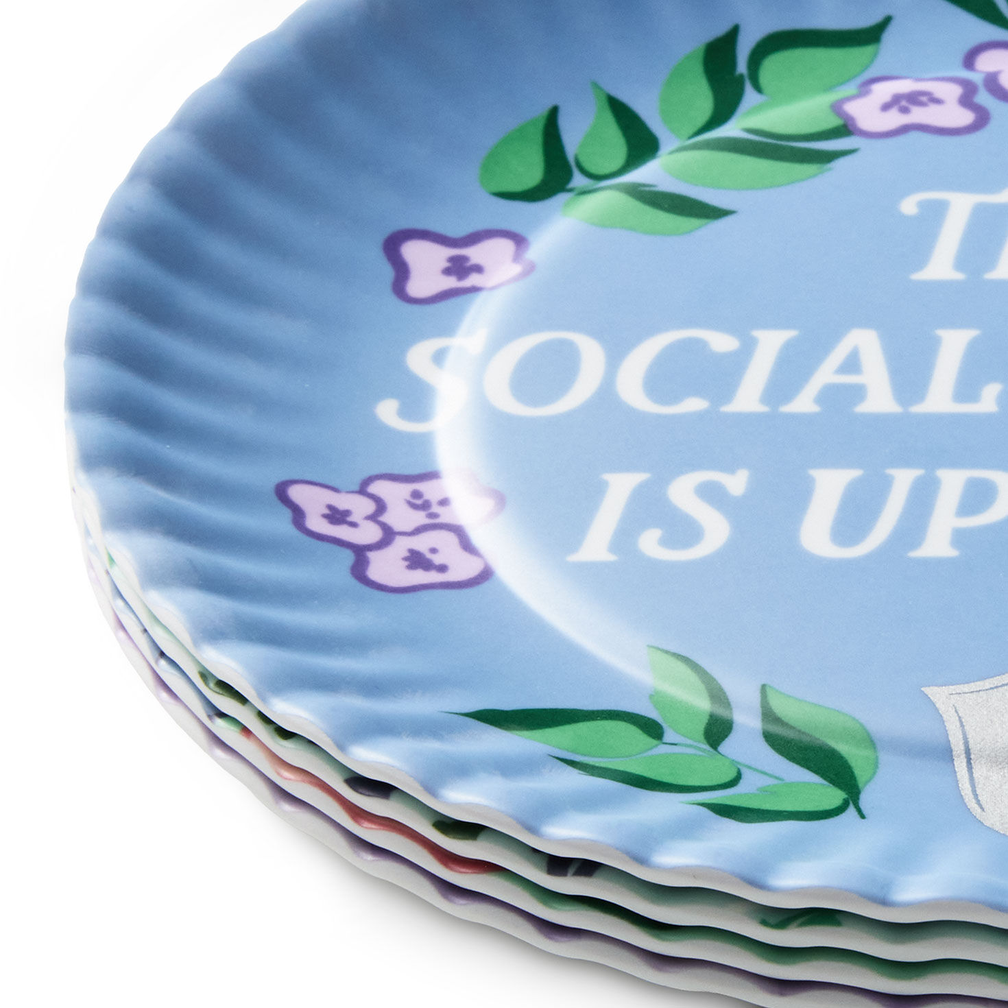 Bridgerton Appetizer Plates upclose view image number 3