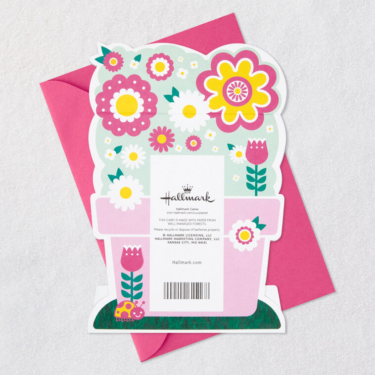 Cats and Dogs Lights and Sound Mother’s Day Card Card Back with Envelope image number 9