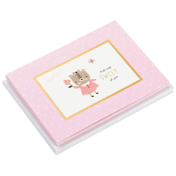 Tickled Pink Blank Thank You Notes, Pack of 10, , large image number 1