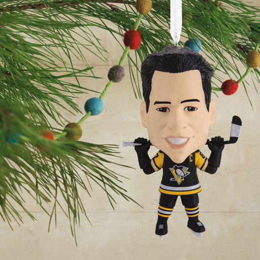 NHL® Pittsburgh Penguins® Sidney Crosby Bouncing Buddy Hallmark Ornament, 