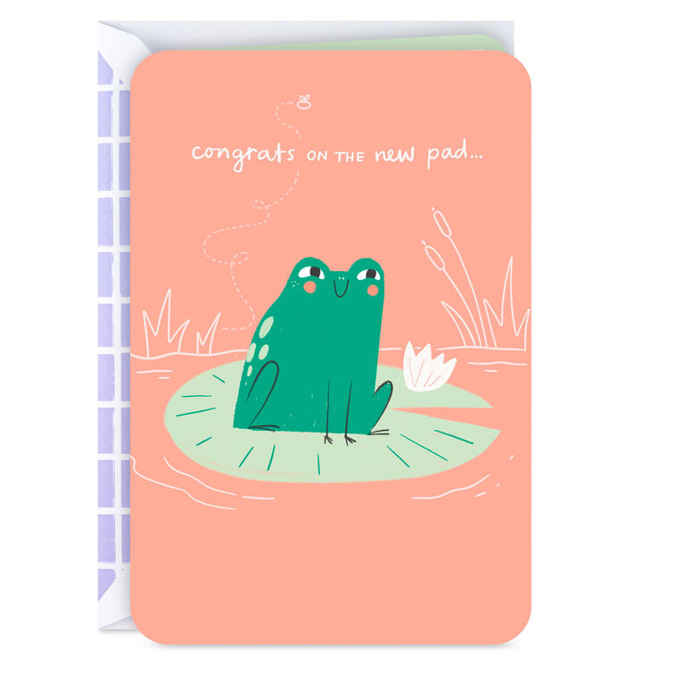 Congrats on the New Pad New Home Card