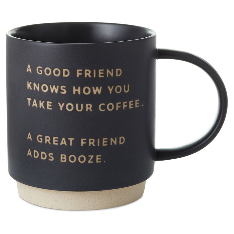 Good Friend Great Friend Funny Mug, 16 oz., , large image number 1