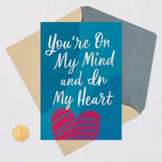 On My Mind and in My Heart Military Miss You Card, , large image number 6