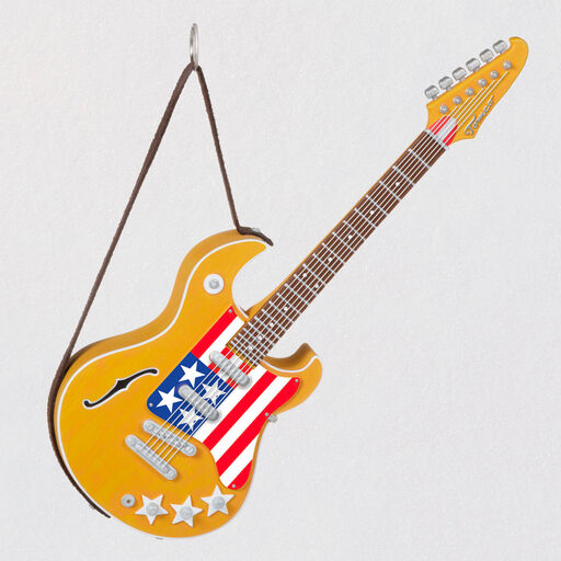 American Woman Guitar Musical Ornament, 