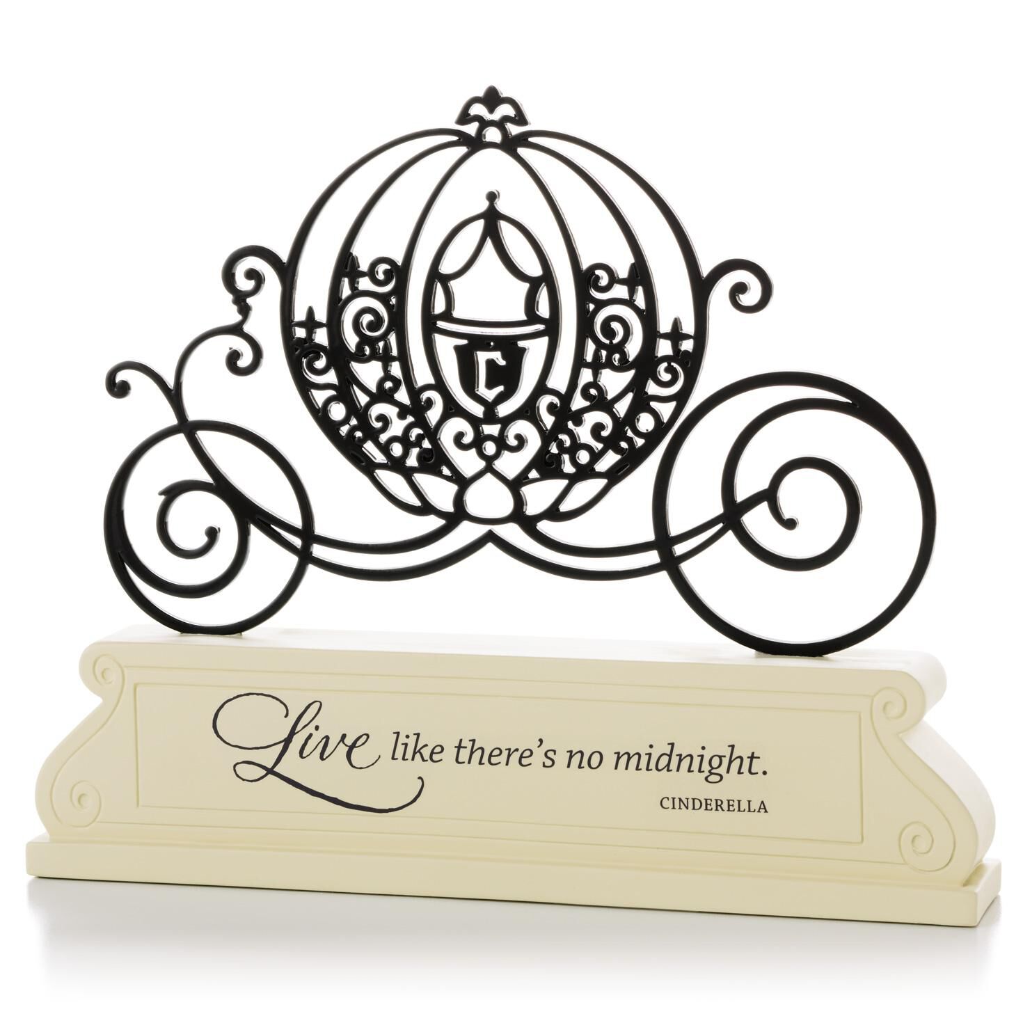 cinderella carriage silhouette figurine figurines hallmark
