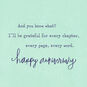 Our Story Is Full of a Lot of Love Anniversary Card, , large image number 2