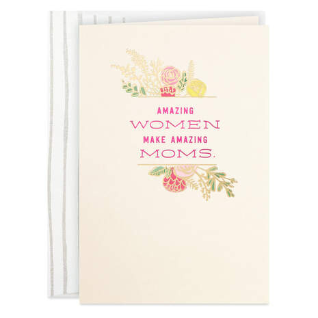 Amazing Women Make Amazing Moms Mother's Day Card, , large