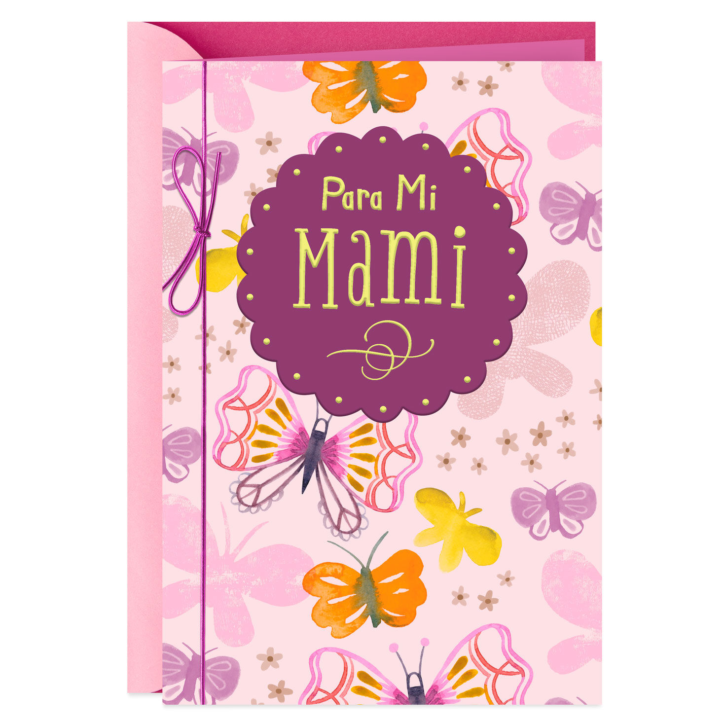 Butterflies for My Mommy Spanish-Language Mother's Day Card