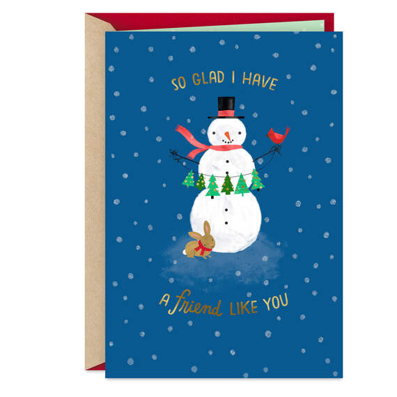 So Glad for a Friend Like You Christmas Card