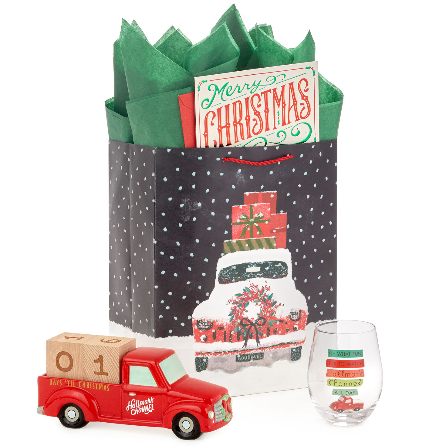 Old Red Truck Hallmark Channel Christmas Gift Set Gift Sets Hallmark