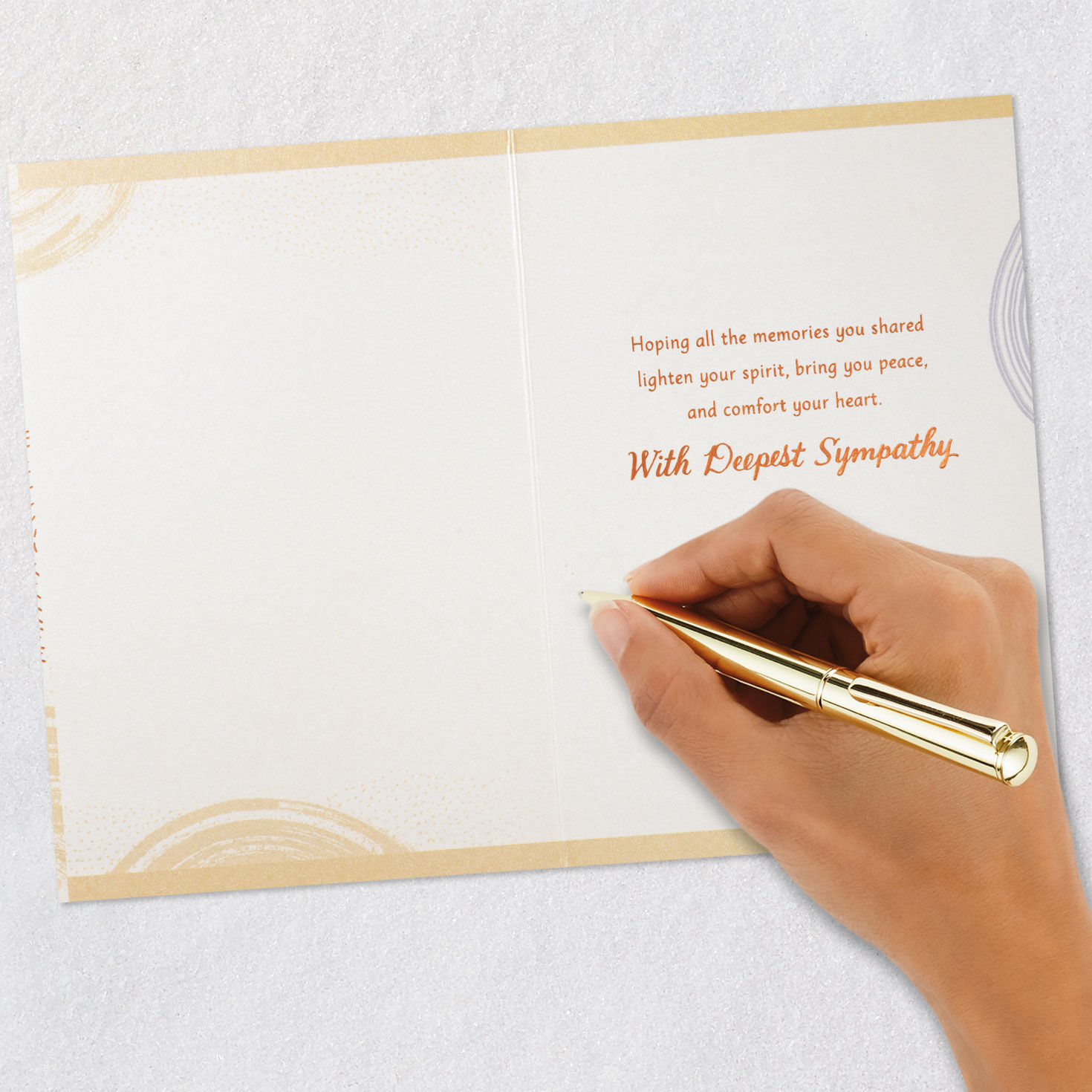 Hoping Memories Bring You Comfort Sympathy Card From Us, , large image number 6