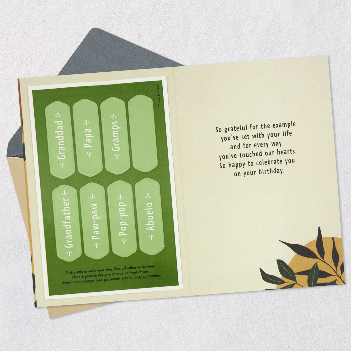 So Grateful for Your Example Customizable Birthday Card for Grandfather for only USD 4.99 | Hallmark