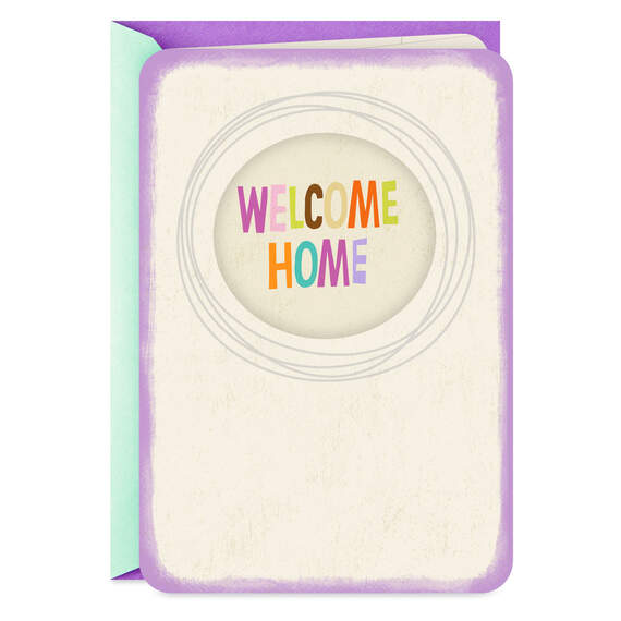 Welcome Mat New Home Congratulations Card