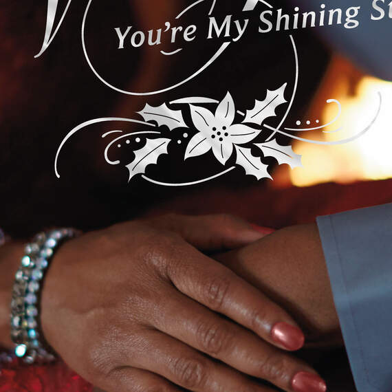 My Shining Star Romantic Christmas Card for Wife, , large image number 4
