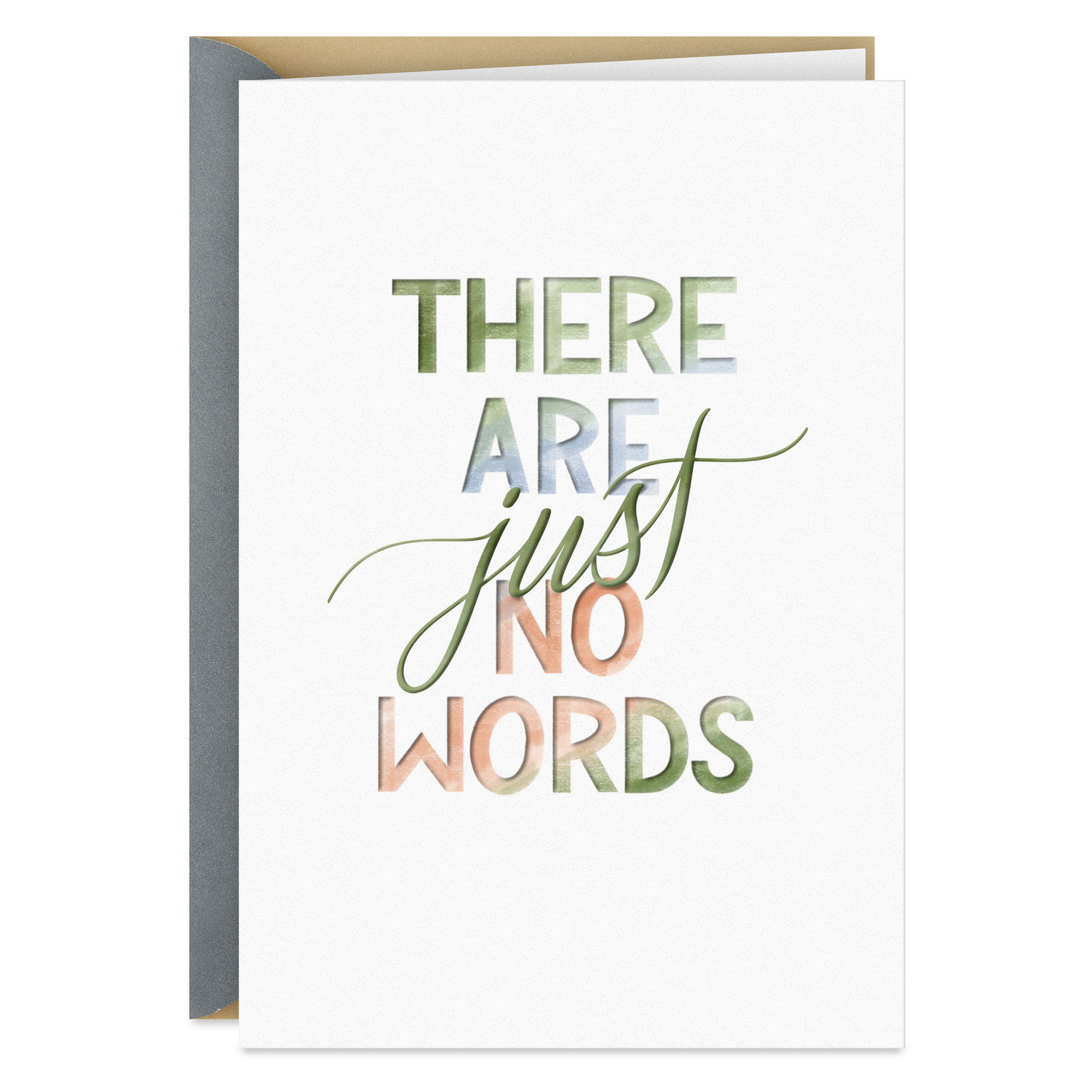 There Are No Words Sympathy Card