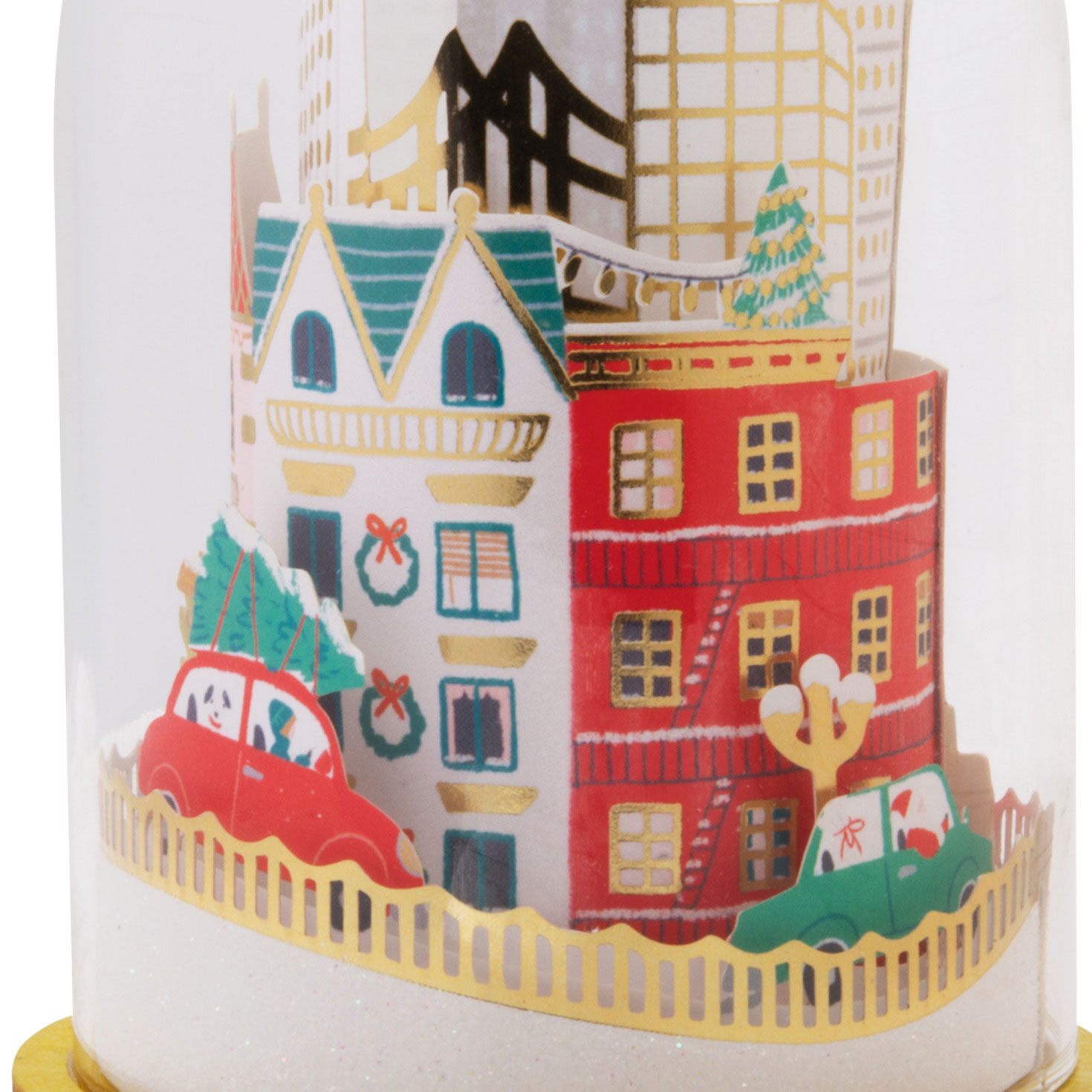 Signature City Scene Cloche Glass and Paper Hallmark Ornament for only USD 28.99 | Hallmark