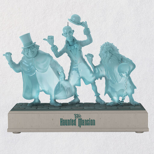 Disney The Haunted Mansion Hitchhiking Ghosts Musical Ornament With Light, 
