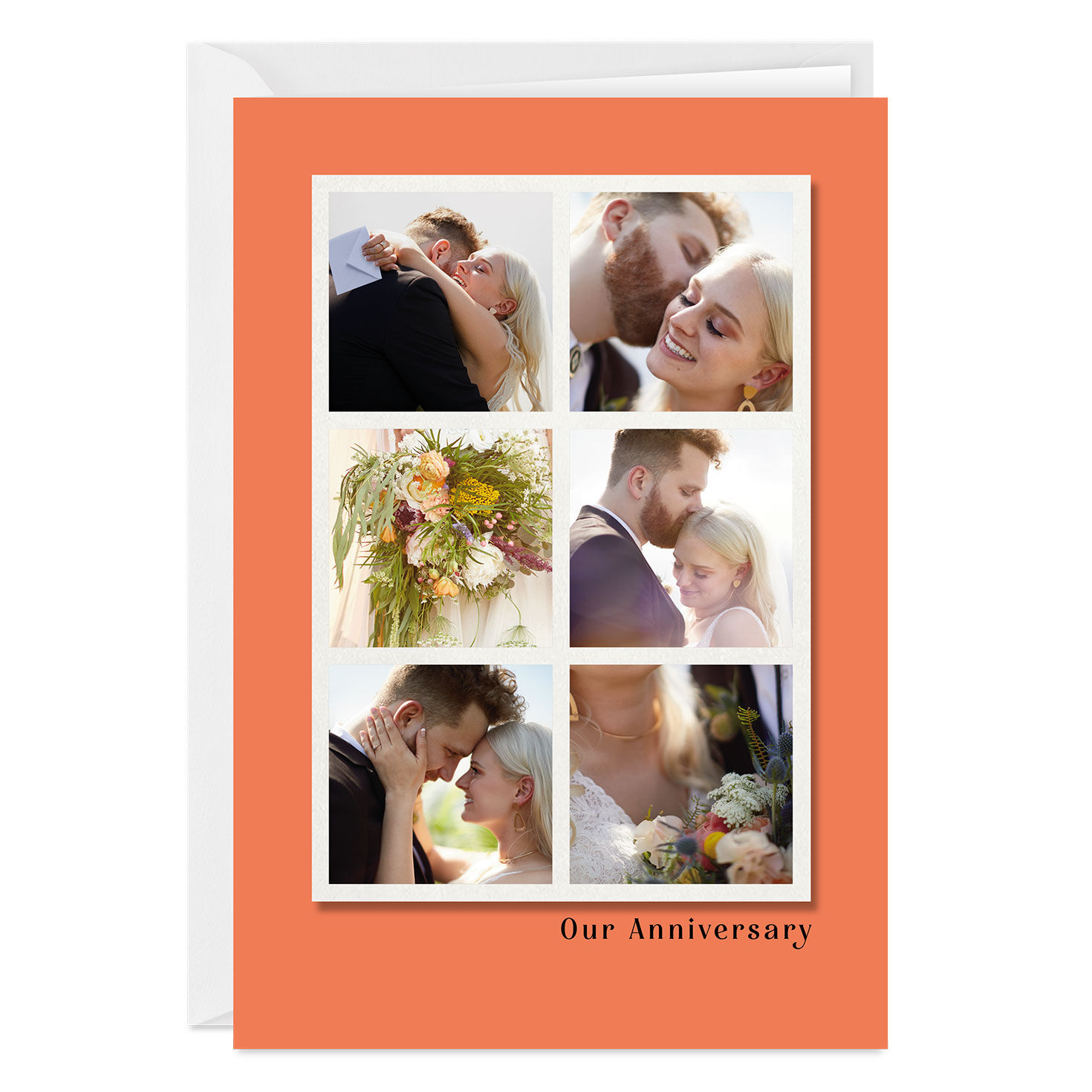 Another Wonderful Year Photo Collage Custom Anniversary Card