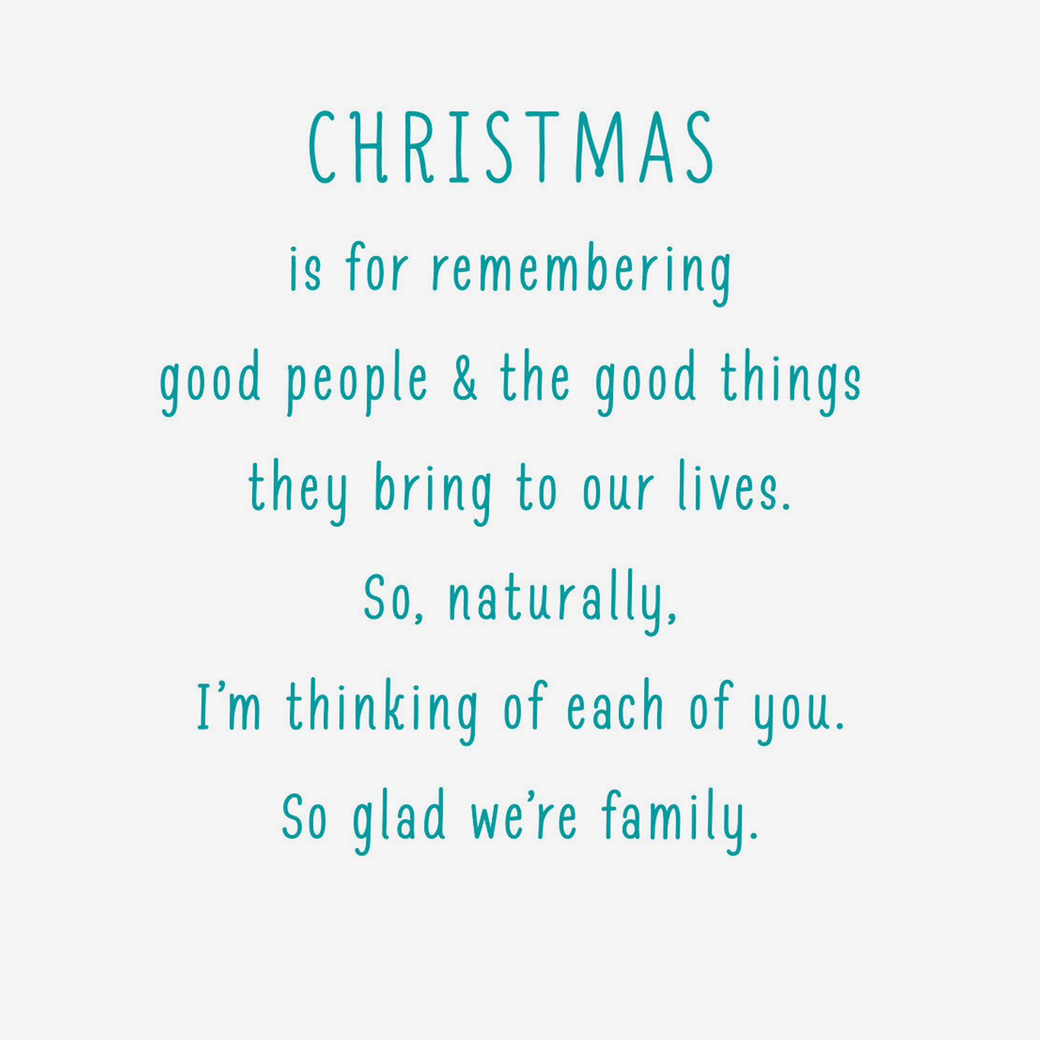 Teal Ornament Winter Scene Christmas Card for Nephew Sentiment image number 2