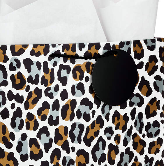 13" Animal Print 3-Pack Gift Bags With Tissue Paper, , large image number 5