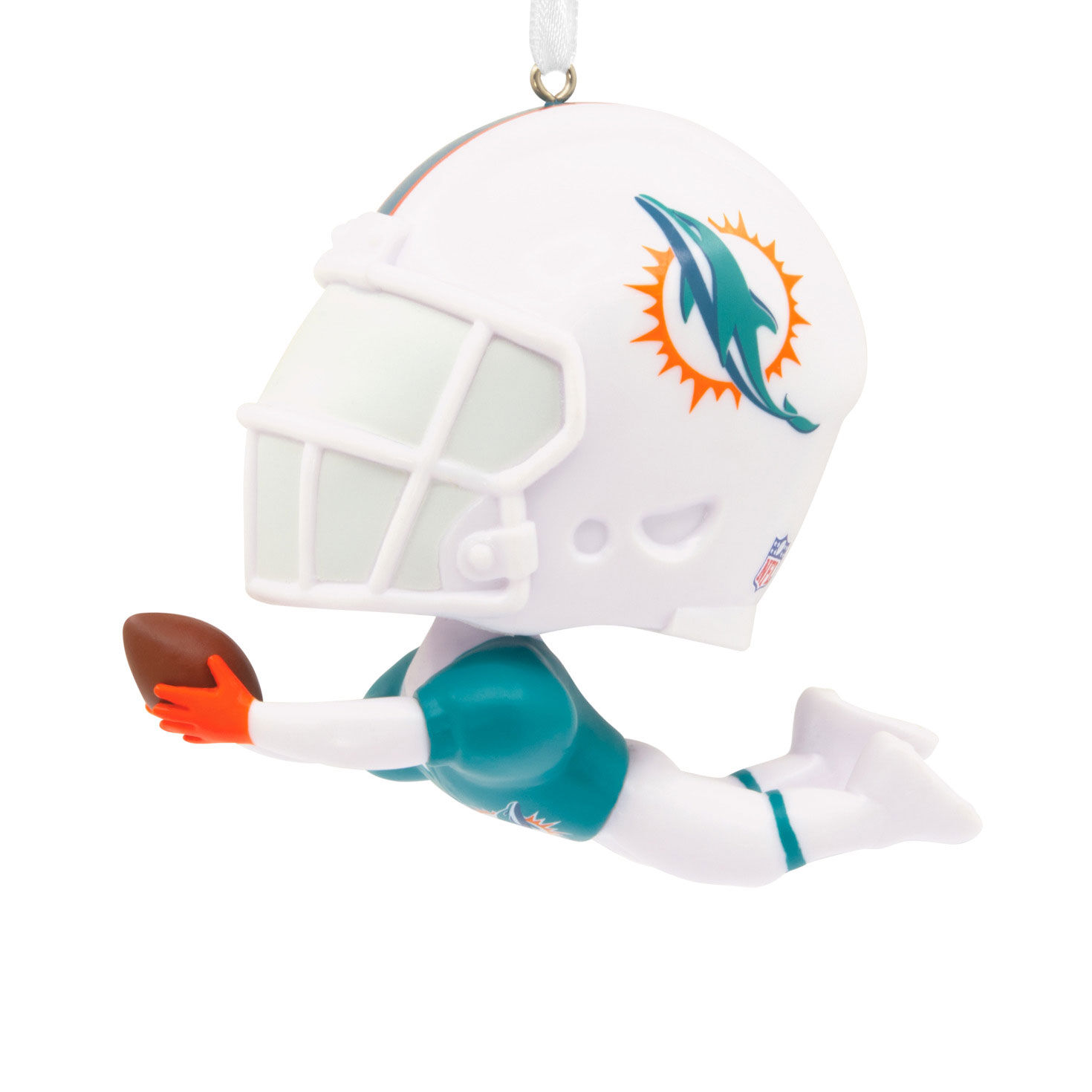 NFL Miami Dolphins Bouncing Buddy Hallmark Ornament, , large image number 1