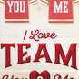 I Love Team You and Me Valentine's Day Card, , large image number 5