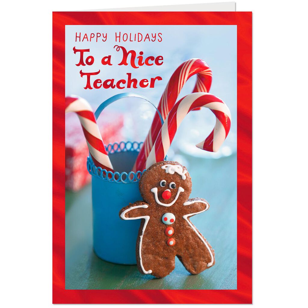 gingerbread cookie and candy