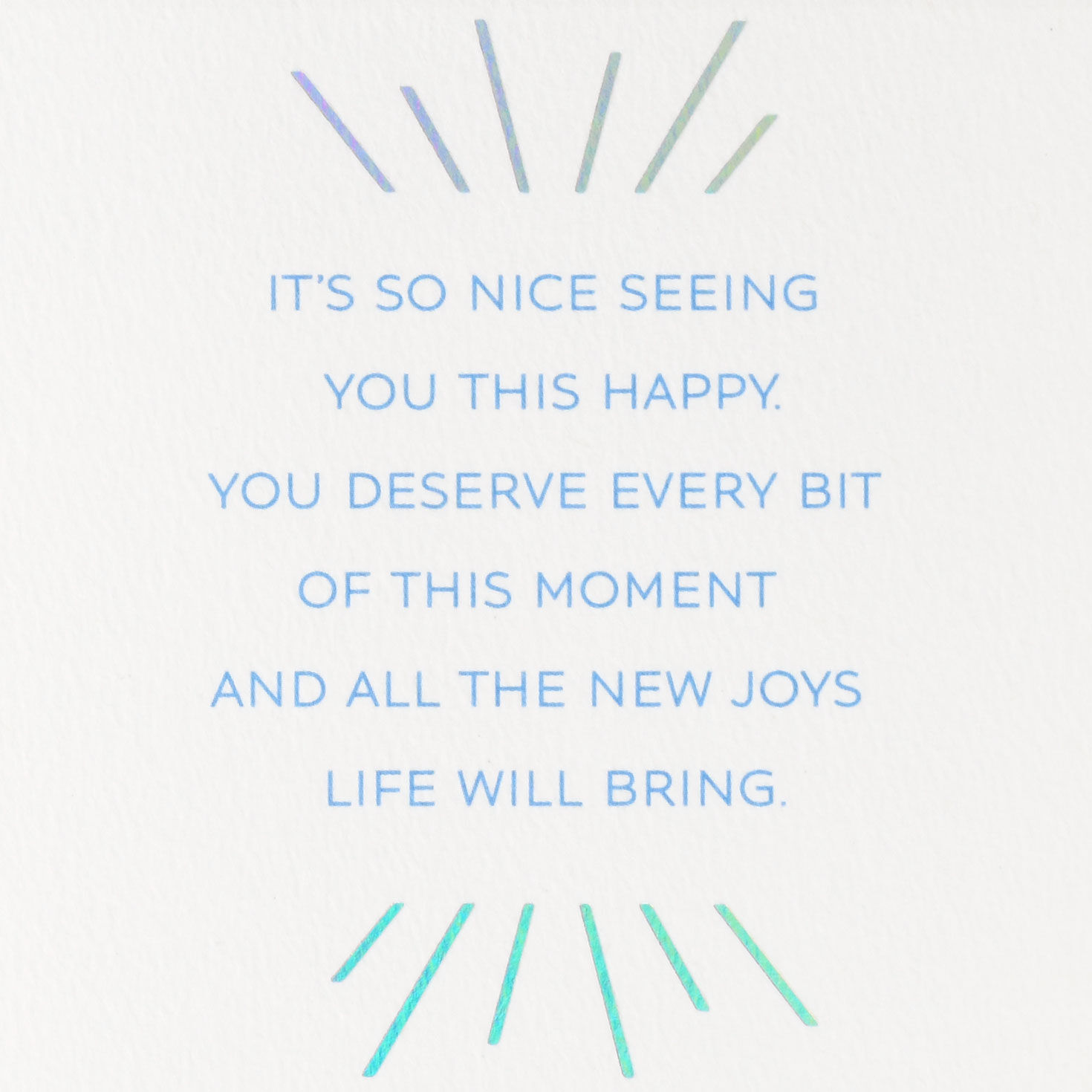 Colorful Lettering and Rays Congratulations Card sentiment image number 2