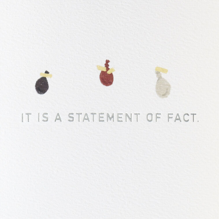 The Office It's a Fact Funny Birthday Card, , large image number 2