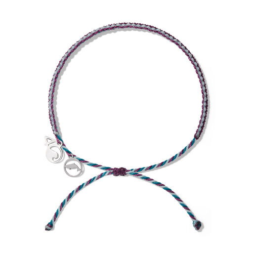 4ocean Dwarf Sperm Whale Multicolor Braided Bracelet, 