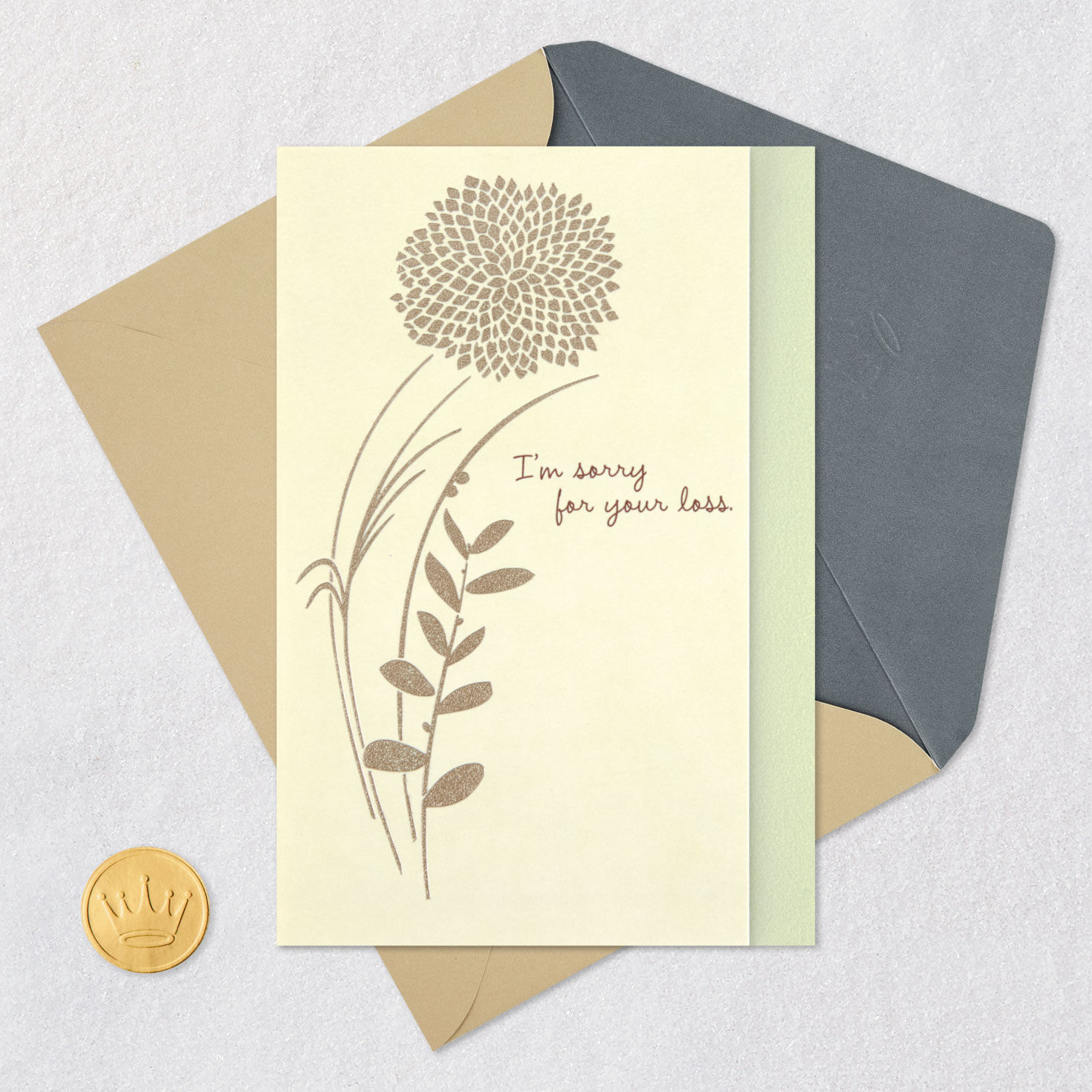 A Word of Friendship and Caring Sympathy Card for only USD 6.59 | Hallmark