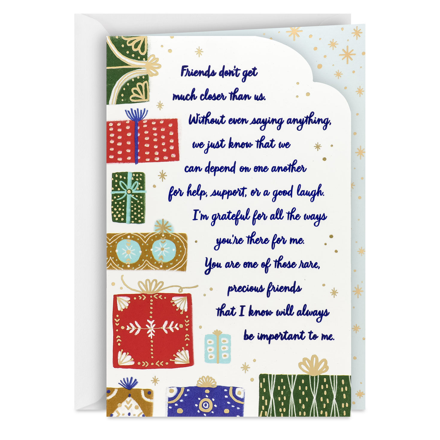 You're a Rare and Precious Friend Christmas Card