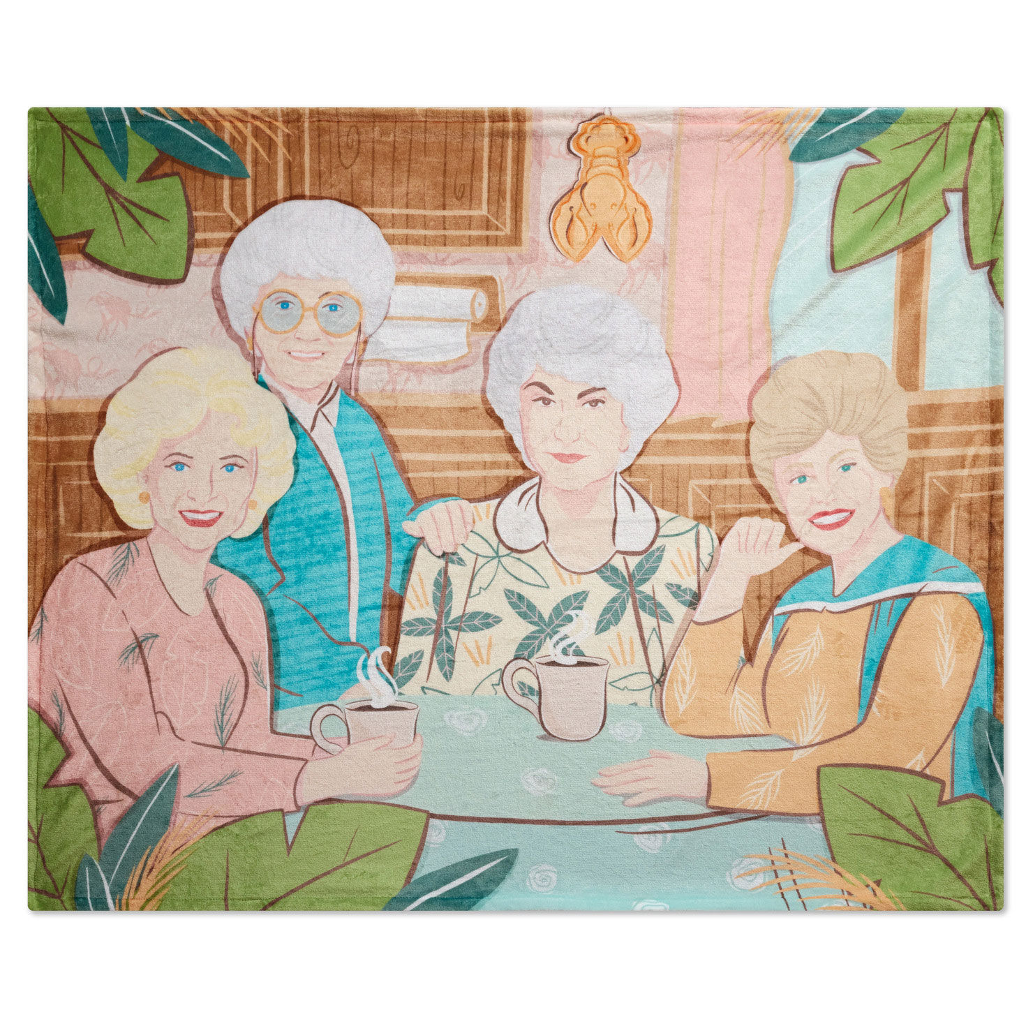 The Golden Girls at the Kitchen Table Throw Blanket, 50x60 for only USD 39.99 | Hallmark