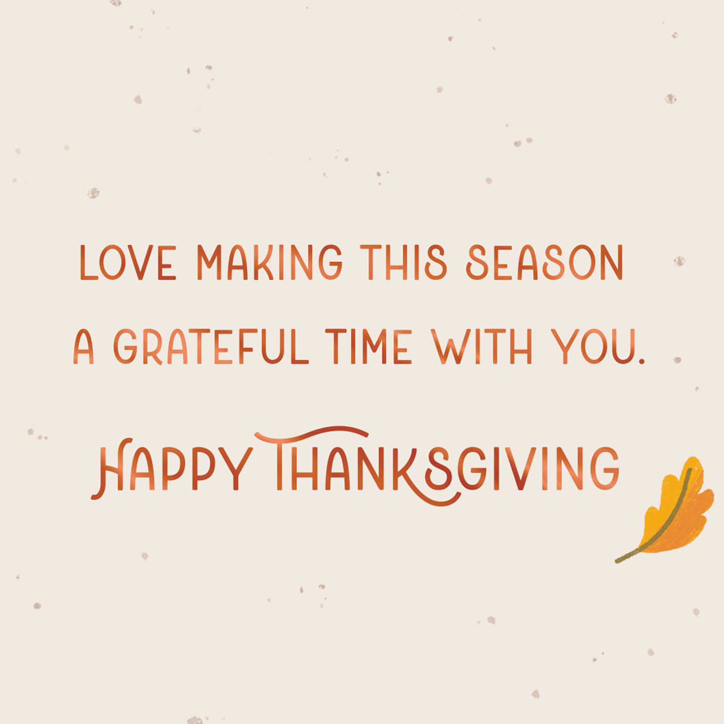 A Season of Love and Gratitude Thanksgiving Card for Brother for only USD 2.99 | Hallmark