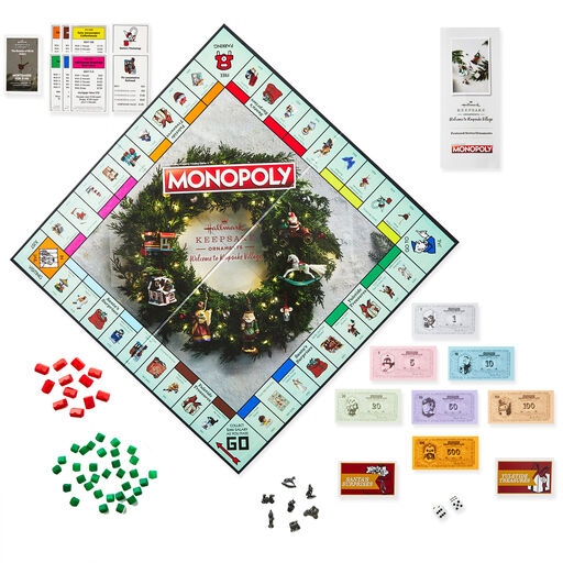 Monopoly Hallmark Keepsake Ornament Board Game, 