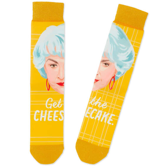 Dorothy The Golden Girls Cheesecake Novelty Crew Socks, , large image number 1