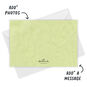 Green Stamp Red Truck Personalized Photo Card Card back with Envelope indicating personalization image number 3