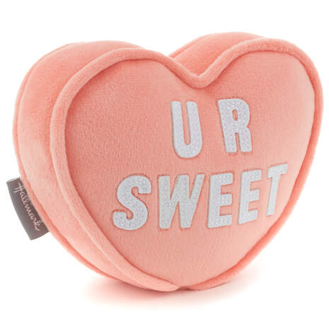 U R Sweet Candy Heart Plush With Pocket, 5", , large