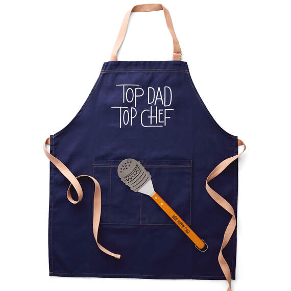 Top Dad Father's Day Apron and Spatula Set
