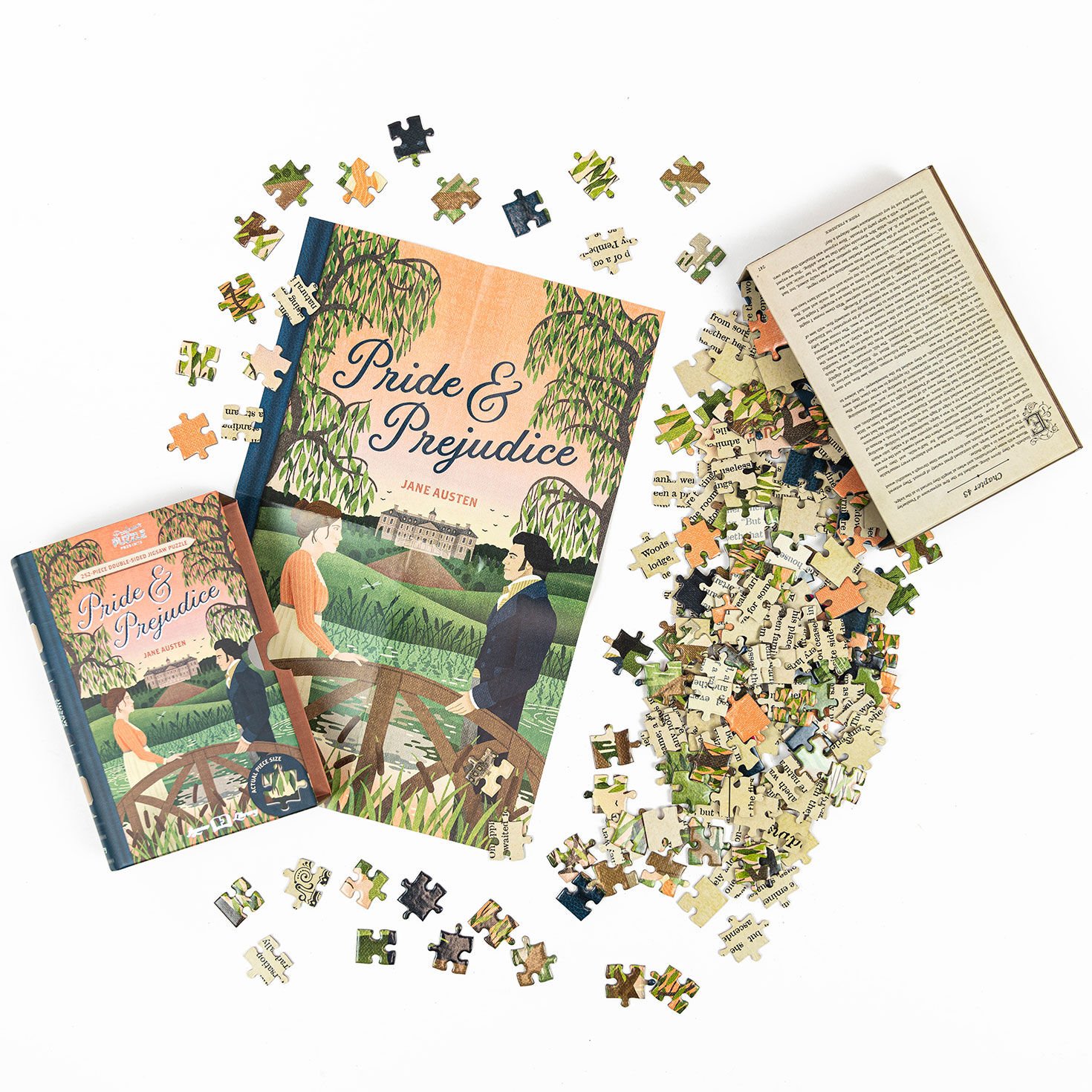 Professor Puzzle Pride and Prejudice 252-Piece Puzzle in use image number 2