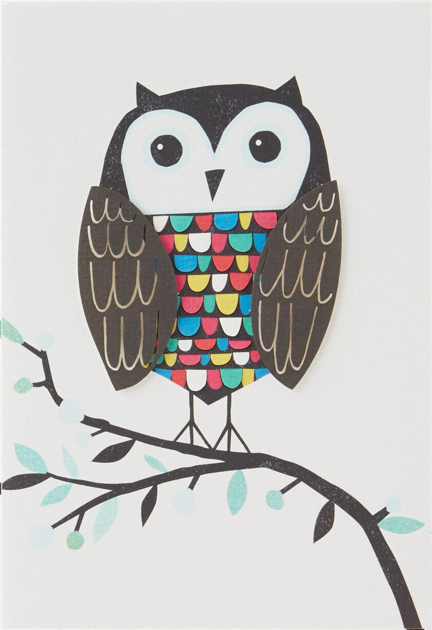 Wise Wonderful You Owl Birthday Card