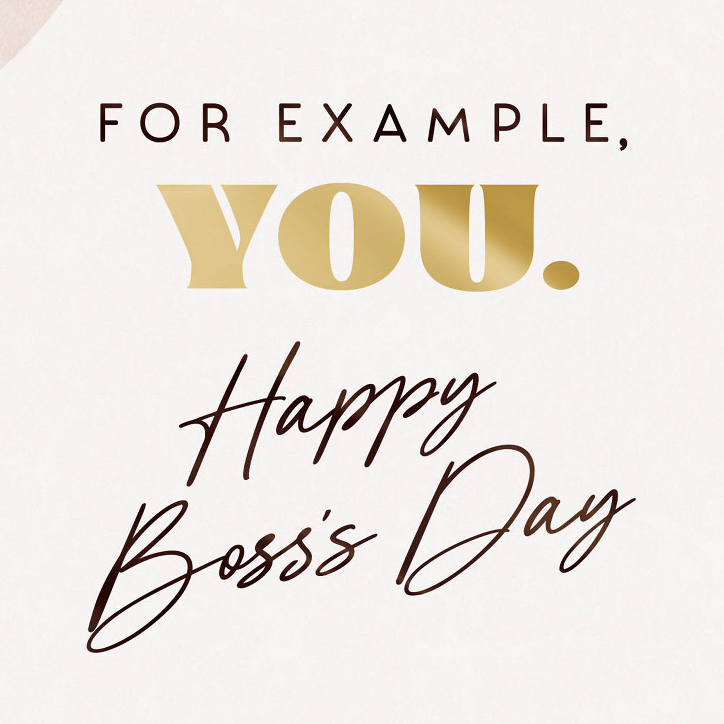 Abstract Circles Boss's Day Card SENTIMENT image number 2
