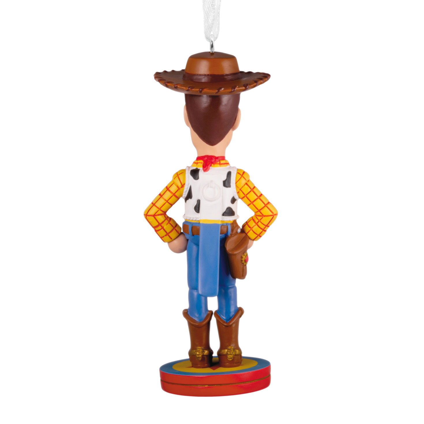Toy Story Woody Nutcracker Christmas Ornament back image number 6