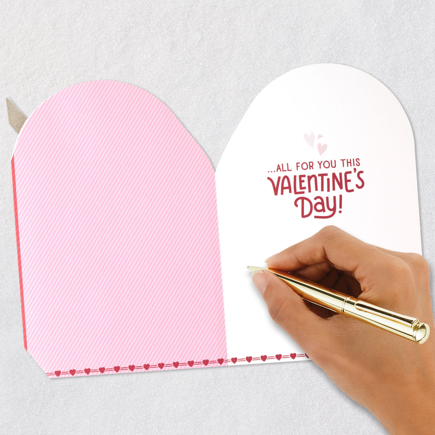 Heart on Mailbox Grandparents Valentine's Day Card Signing card image number 7