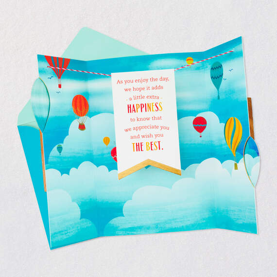 Hot Air Balloons Father's Day Card From Both of Us, , large image number 3