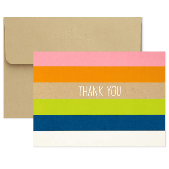 Assorted Kraft Blank Note Cards and Thank-You Notes, Box of 40, , large image number 3