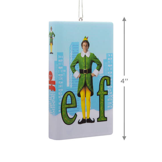 Elf Retro Video Cassette Case Shatterproof Hallmark Ornament, , large image number 3