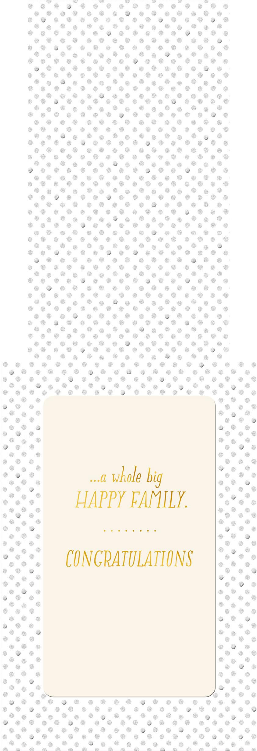 One Lucky Grandbaby New Baby Card