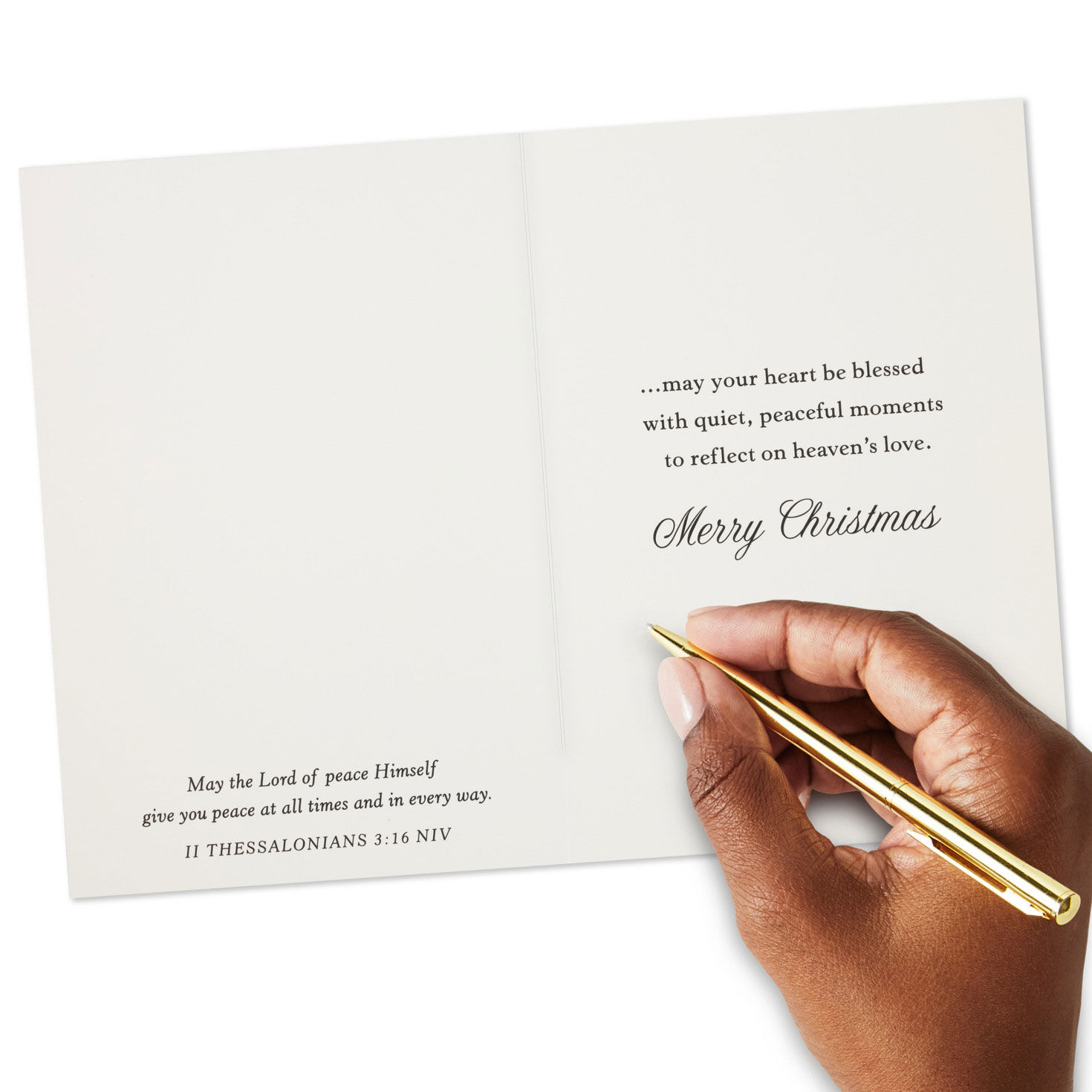 Serene Nature DaySpring Religious Christmas Cards Signing card image number 7